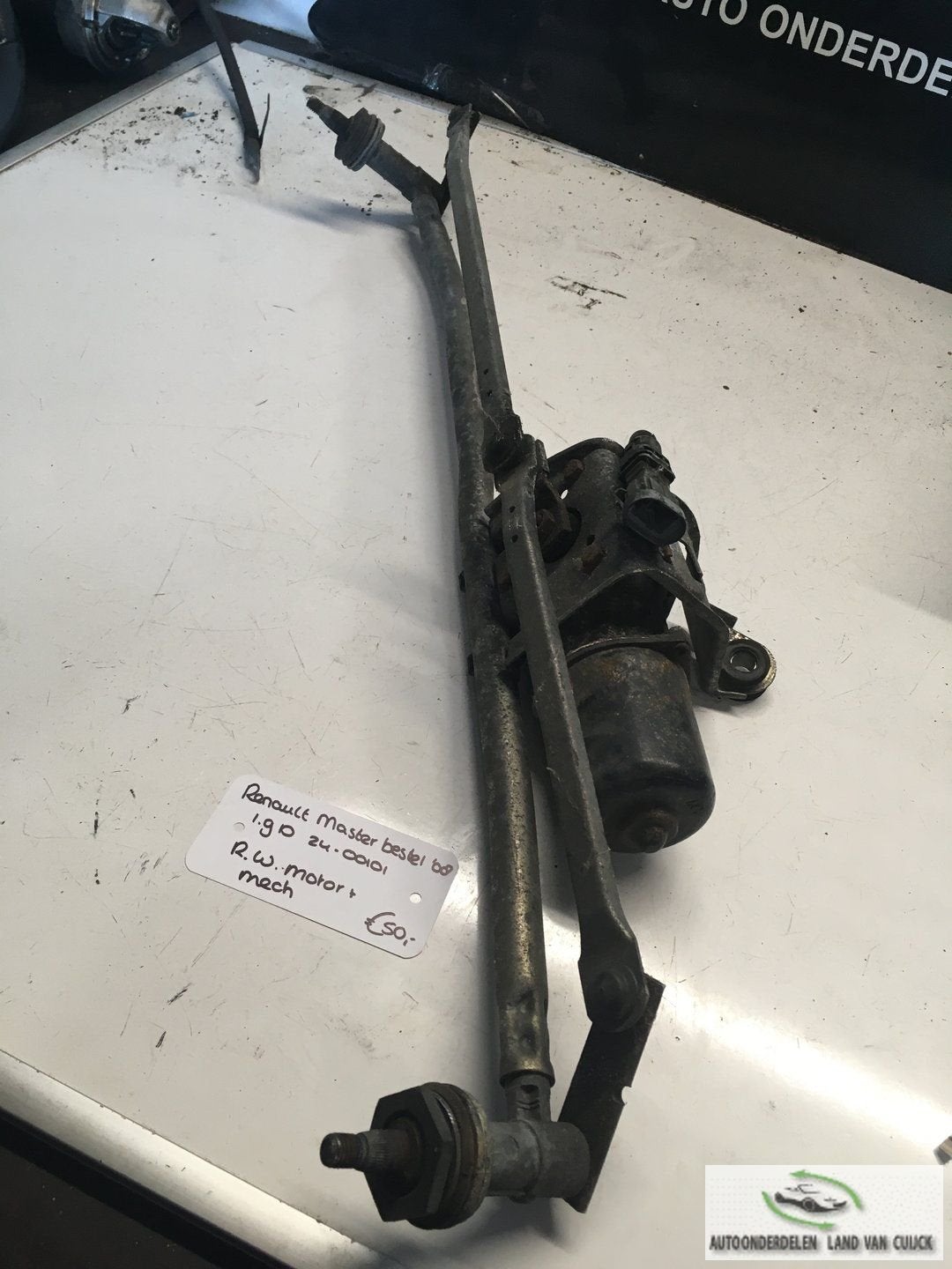 Renault Master Bestel 1.9 D 2400101 2008 Ruitenwissermotor m, Gebruikt, -, -, Ophalen of Verzenden