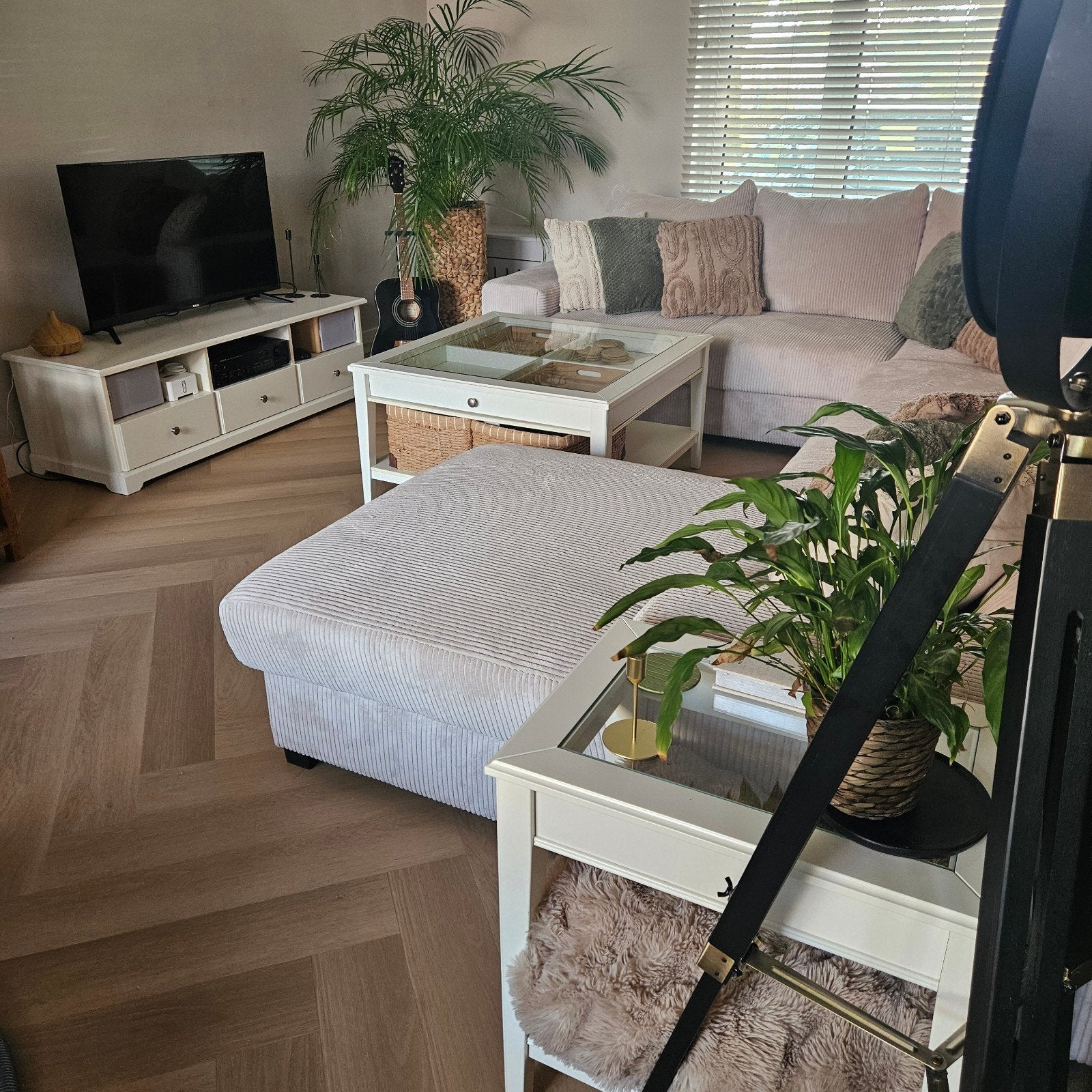 IKEA LIATORP woonkamer set: tv-meubel, salon- en bijzett, Ophalen of Verzenden