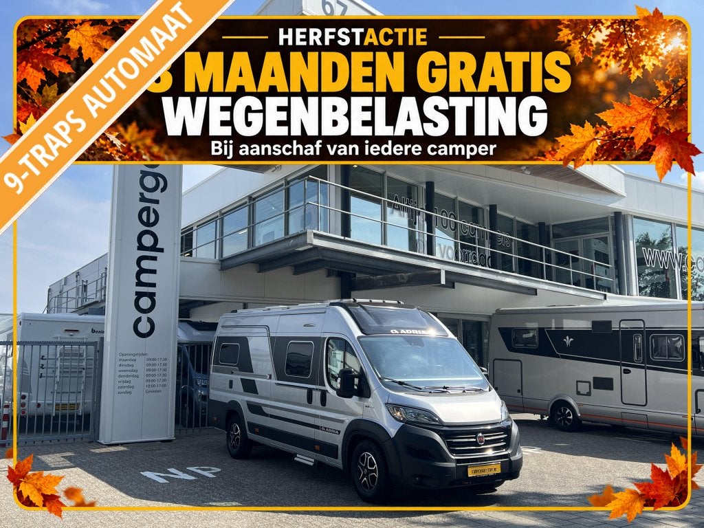 Adria Twin Supreme 640 SGX 9-T AUTOMAAT 2X ZONNEPANEEL, Automaat, Fiat, Tot en met 2, 6 tot 7 meter