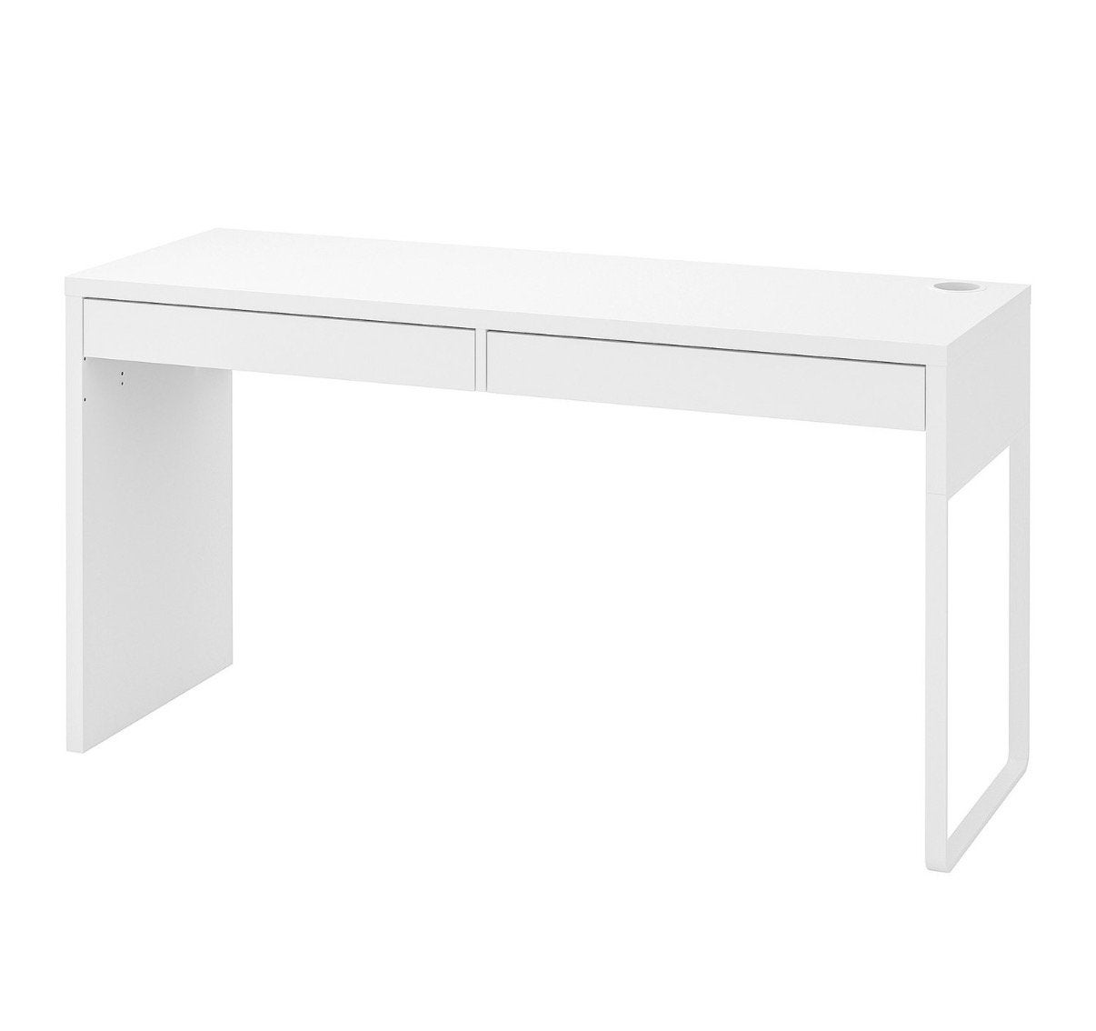 IKEA MICKE Bureau – Wit (142  50 cm), Ophalen, 142 cm, Zo goed als nieuw, IKEA