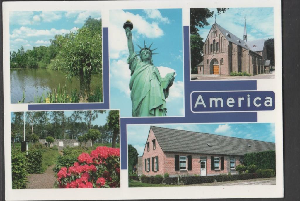 America 5 luik Kerk Beeld Ongelopen, Verzenden, 1980 tot heden, Ongelopen, Limburg