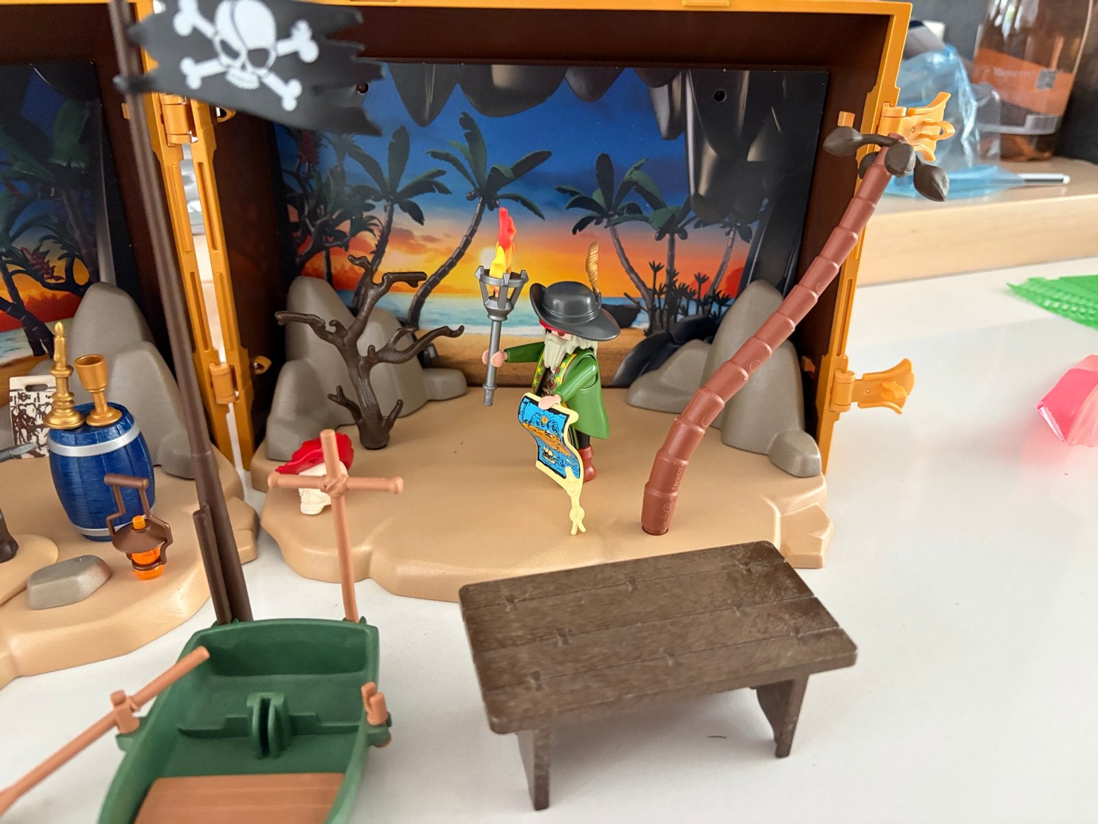 Playmobil Piratenschatkist Speelset, Ophalen of Verzenden, Zo goed als nieuw, Jongen of Meisje