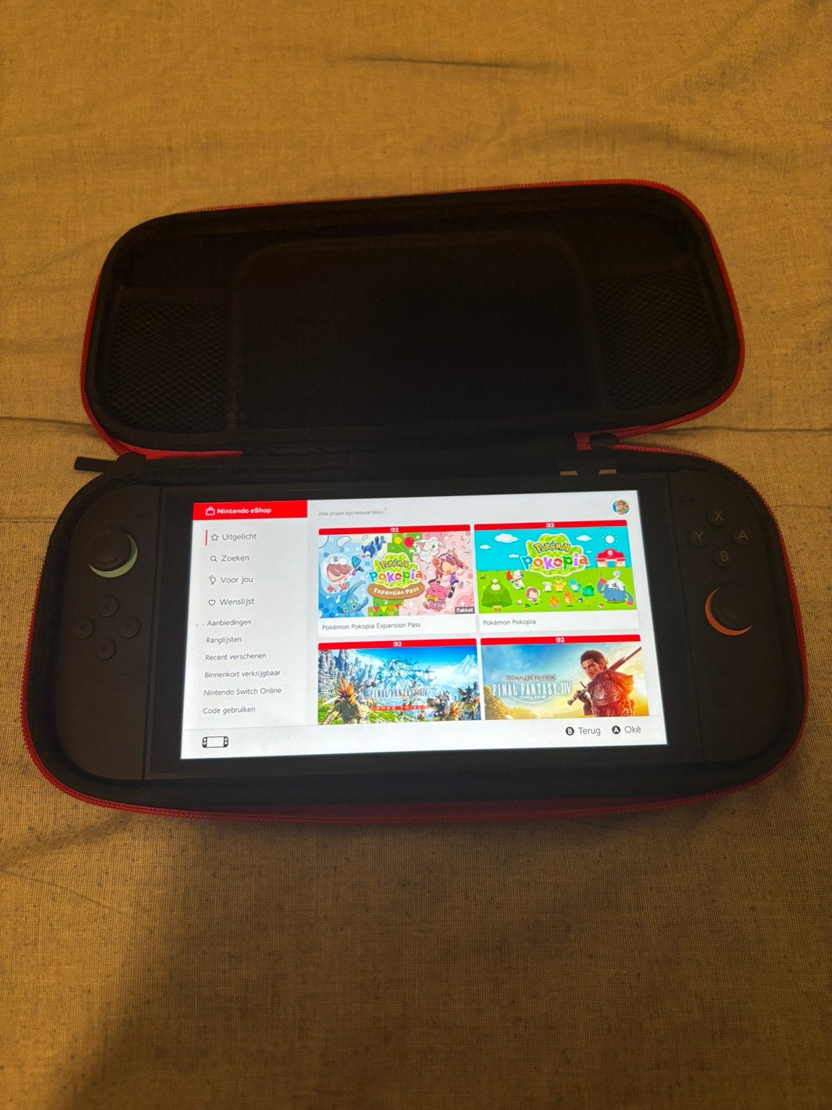 Nintendo switch 2, Ophalen, Zo goed als nieuw, Met 2 controllers, Switch Original