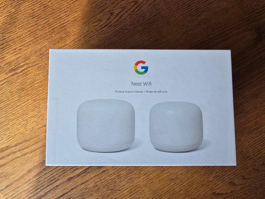 Google Nest Wifi met doos + TP-link wifi extender, Ophalen of Verzenden, Gebruikt, Google Nest Wifi