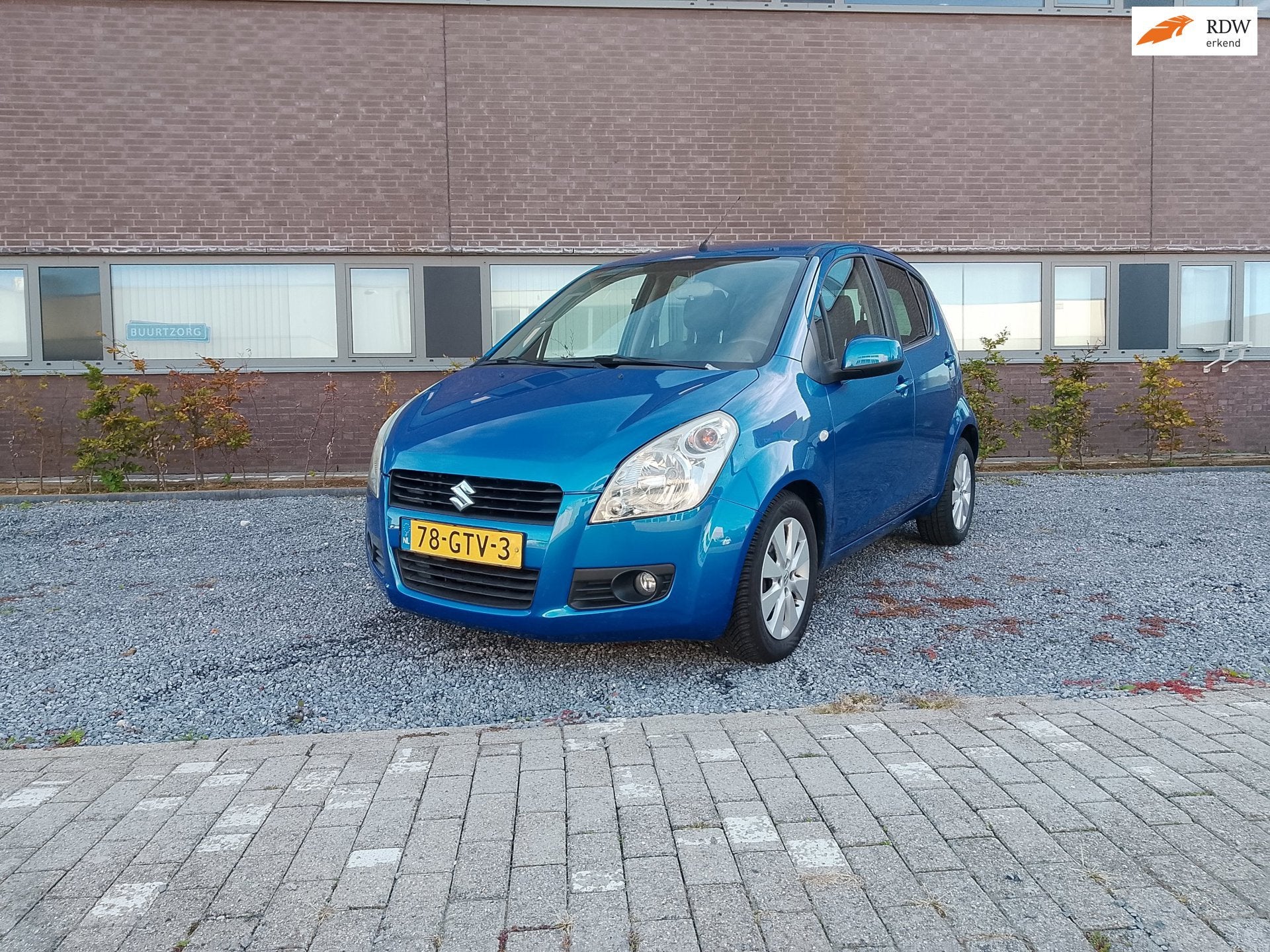 Suzuki Splash 1.2 Exclusive, Auto's, Dealer onderhouden, 4 cilinders, Blauw, Origineel Nederlands