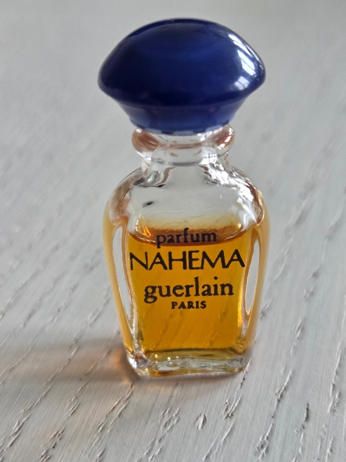 Nahema van Guerlain, Verzamelen, Parfumverzamelingen, Ophalen of Verzenden, Zo goed als nieuw, Miniatuur, Gevuld