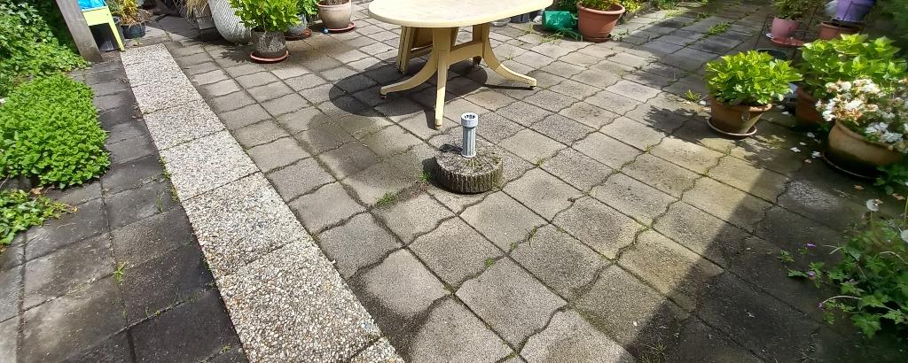 Stoeptegels GRATIS!!!, Ophalen, Gebruikt, 10 m² of meer, Beton