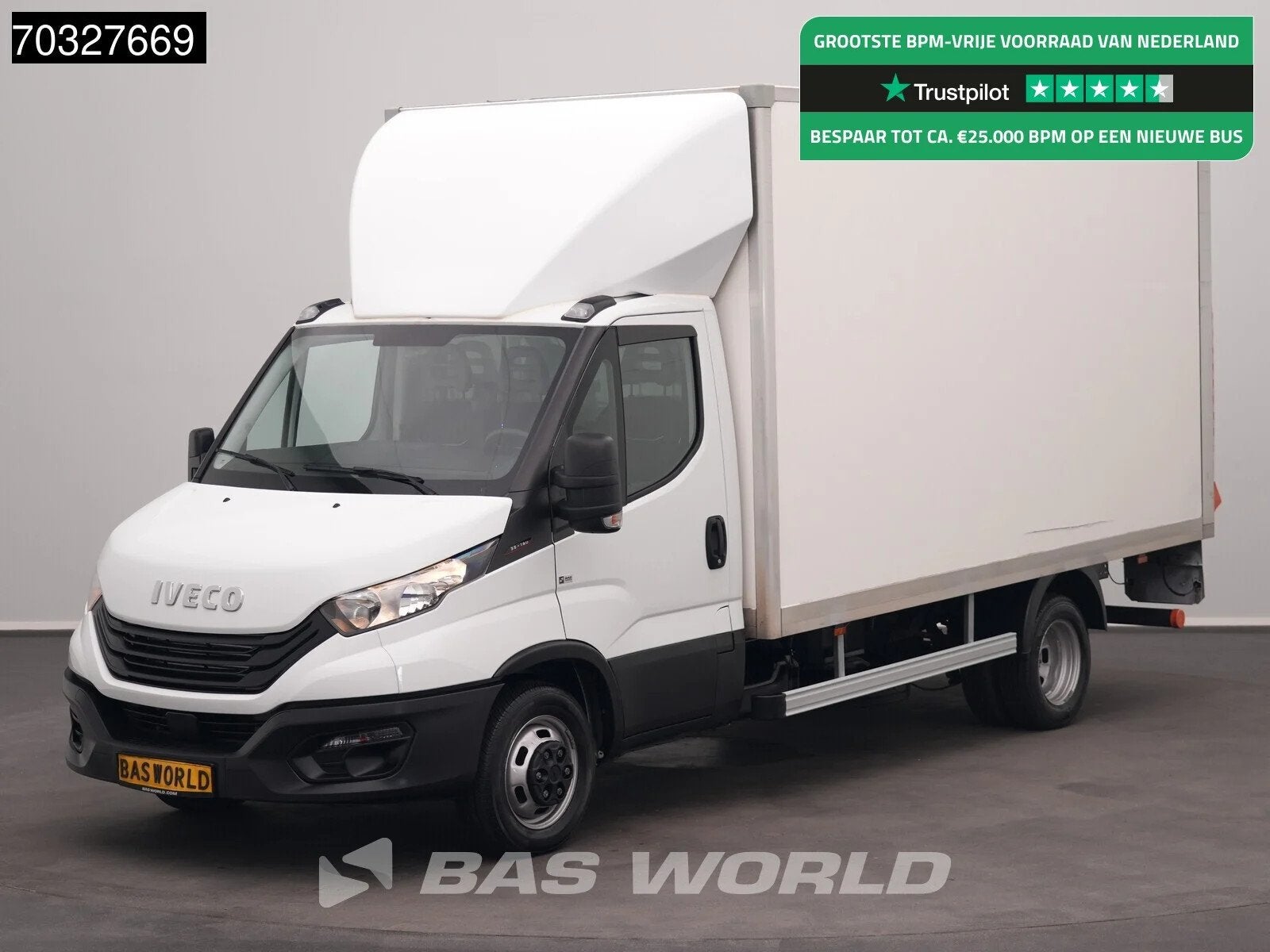 Iveco Daily 35C16 3.0L Laadklep Dubbellucht Bakwagen 160PK M, Gebruikt, Euro 6, 4 cilinders, Iveco