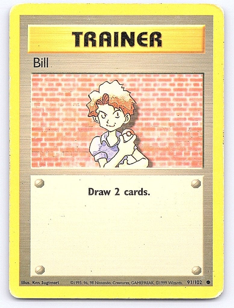Bill 91/102 Common Base Set, Ophalen of Verzenden, Gebruikt, Losse kaart
