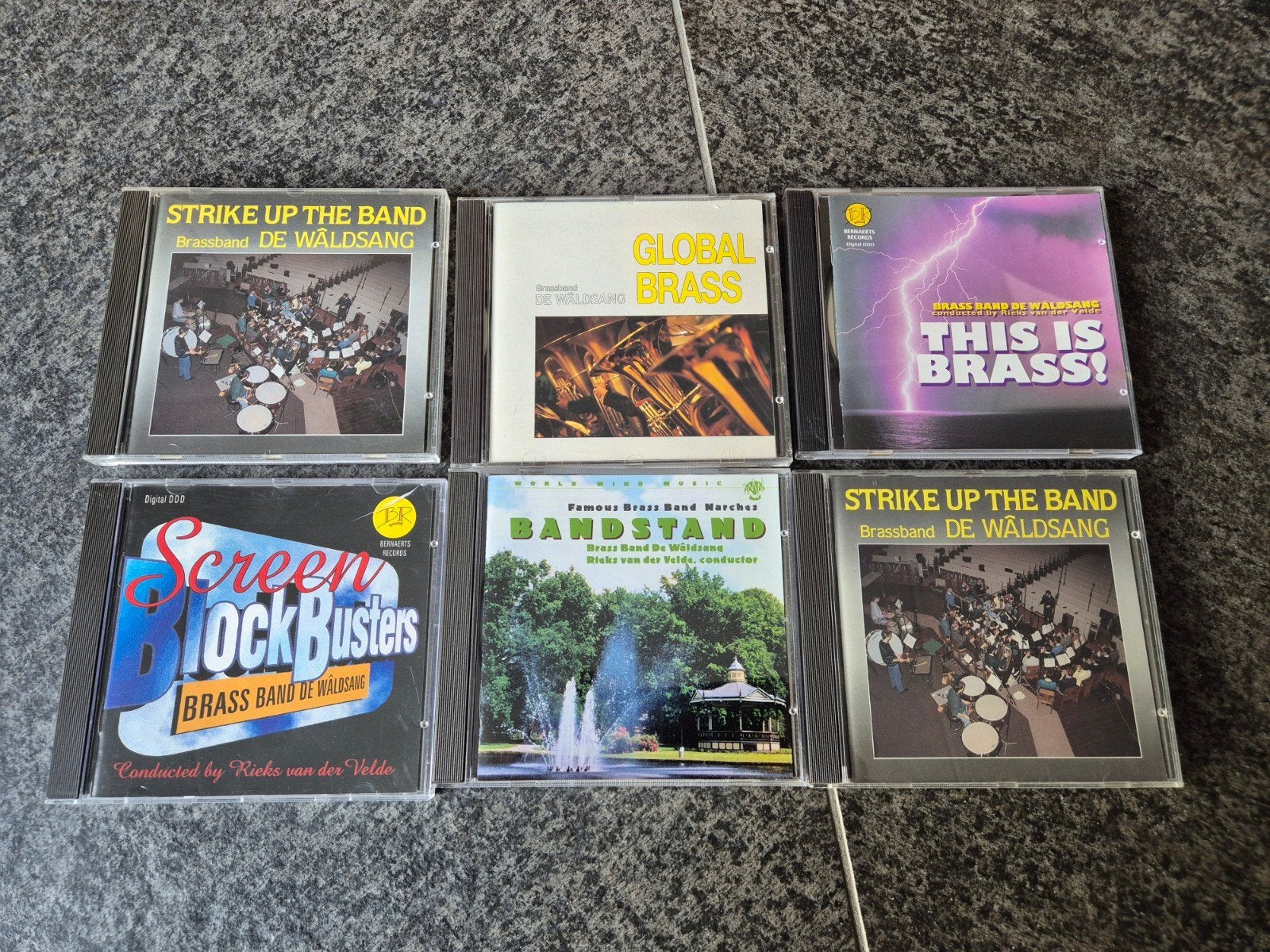 Set CD's Brass Band De Wâldsang, Blaasorkest/fanfare, Ophalen of Verzenden, Gebruikt, Album