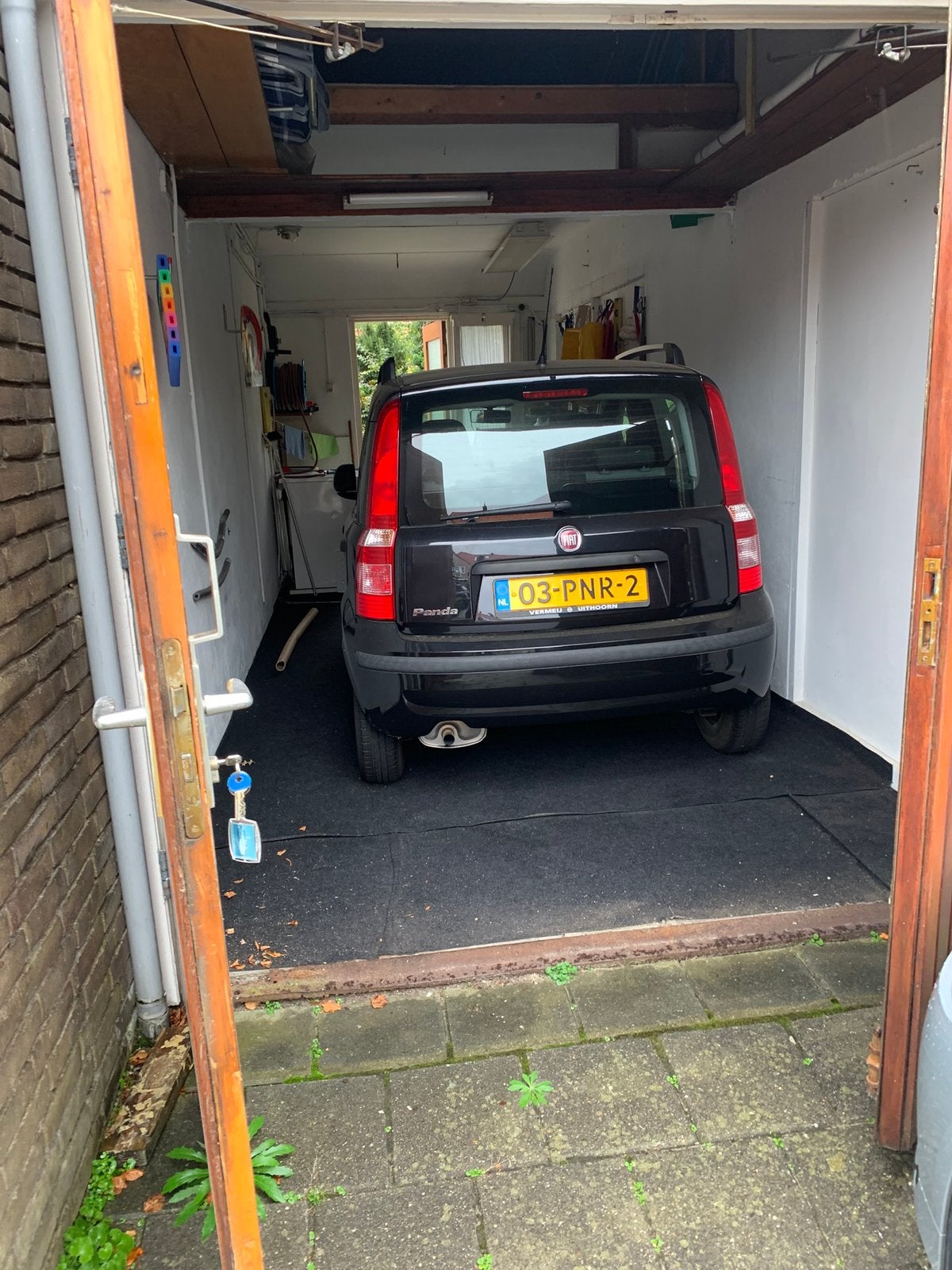 Fiat Panda 1.2 2011 Zwart 37280 km., 1242 cc, Zwart, Origineel Nederlands, Handgeschakeld