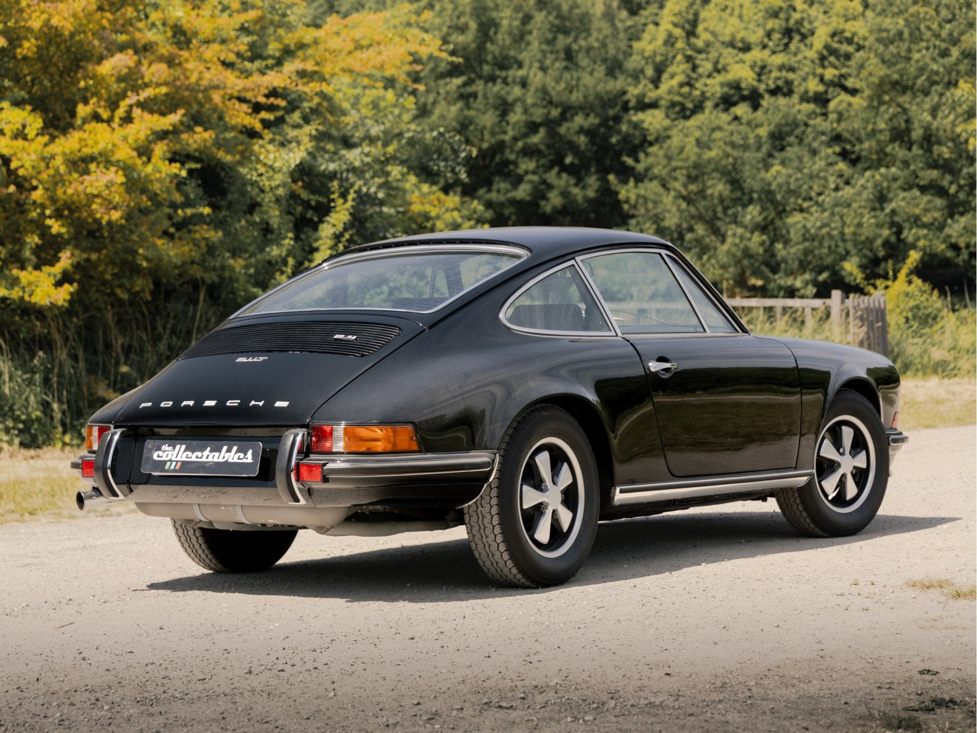 Porsche 911 2.4 T volledig gerestaureerd (bj 1973), Auto's, Oldtimers, Zwart, Zwart, Bedrijf, Geïmporteerd
