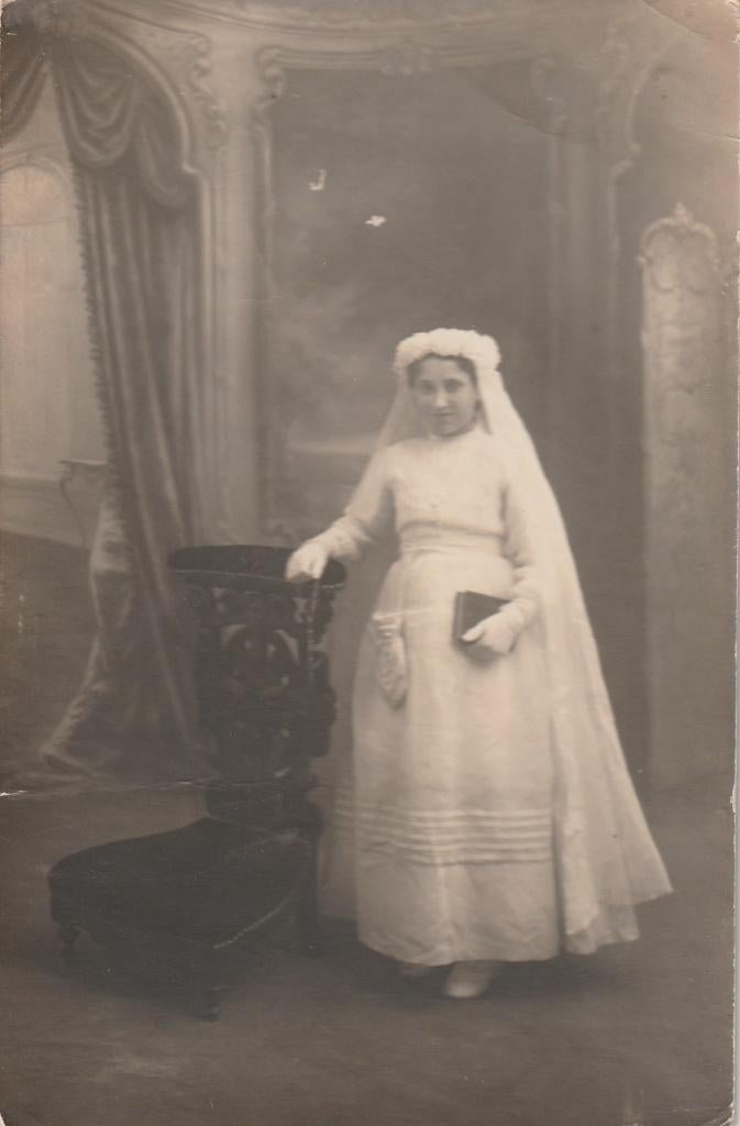 fotokaart  -  communie kant, Verzenden, Voor 1940, Zo goed als nieuw