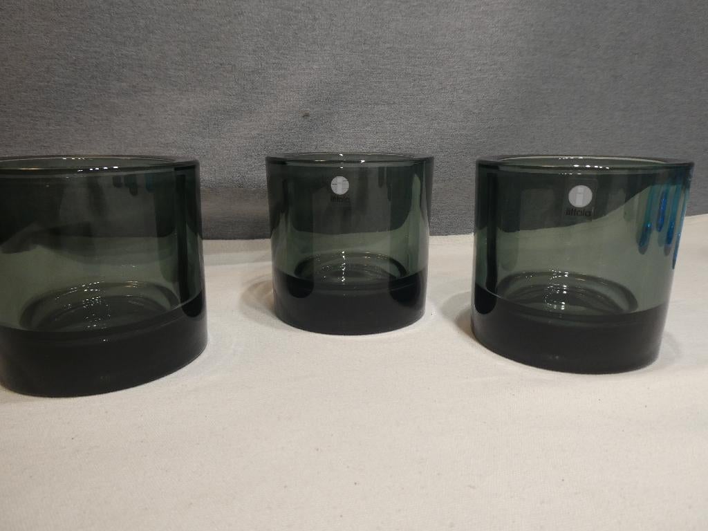 3 x Iittala kivi 8 cm Grey Marimekko, Huis en Inrichting, Overige materialen, Ophalen of Verzenden, Zo goed als nieuw, Grijs