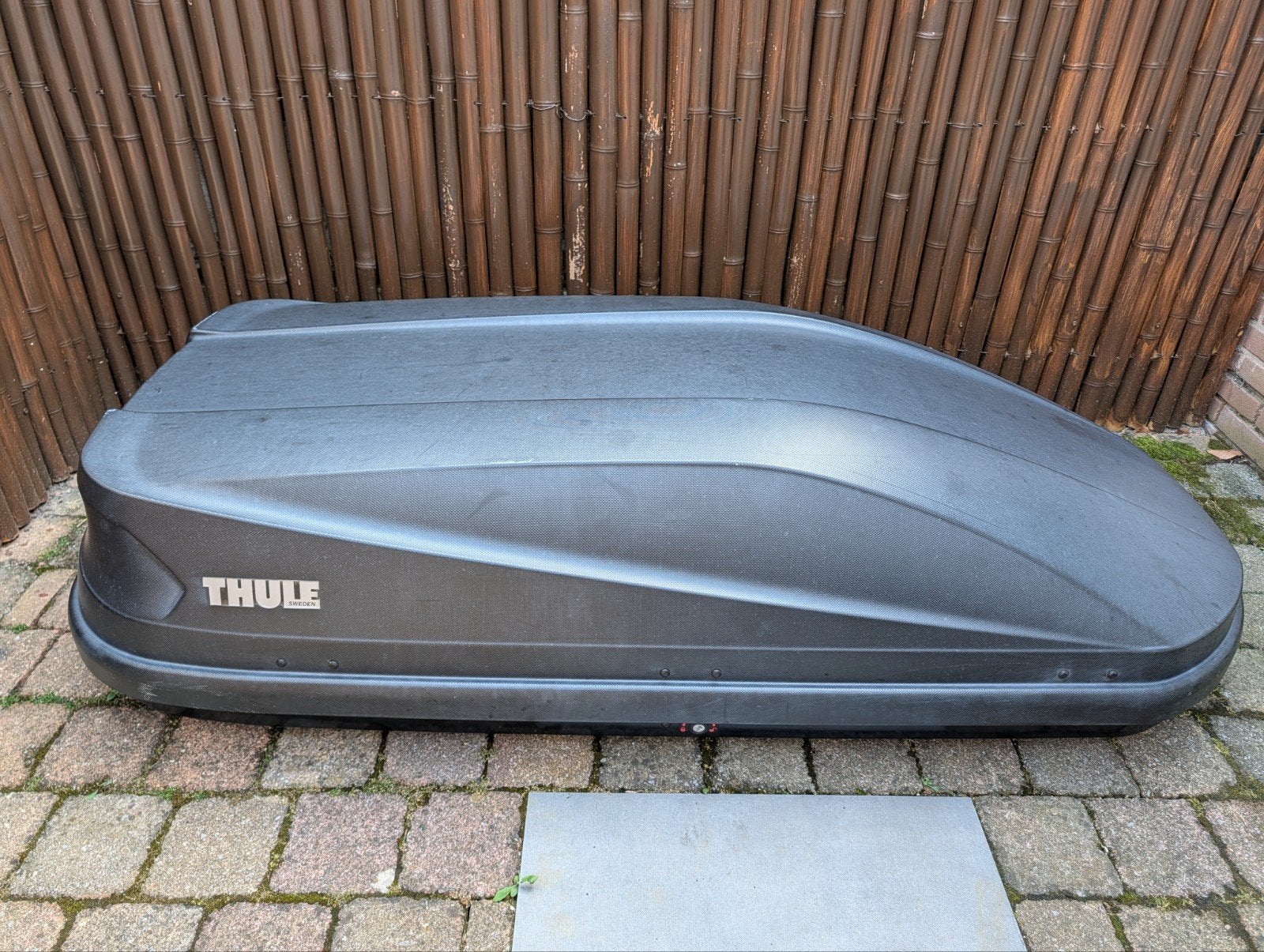 Thule Touring M 200 Dakkoffer 400L – Zwart – Goede staat, Auto diversen, Ophalen, Gebruikt