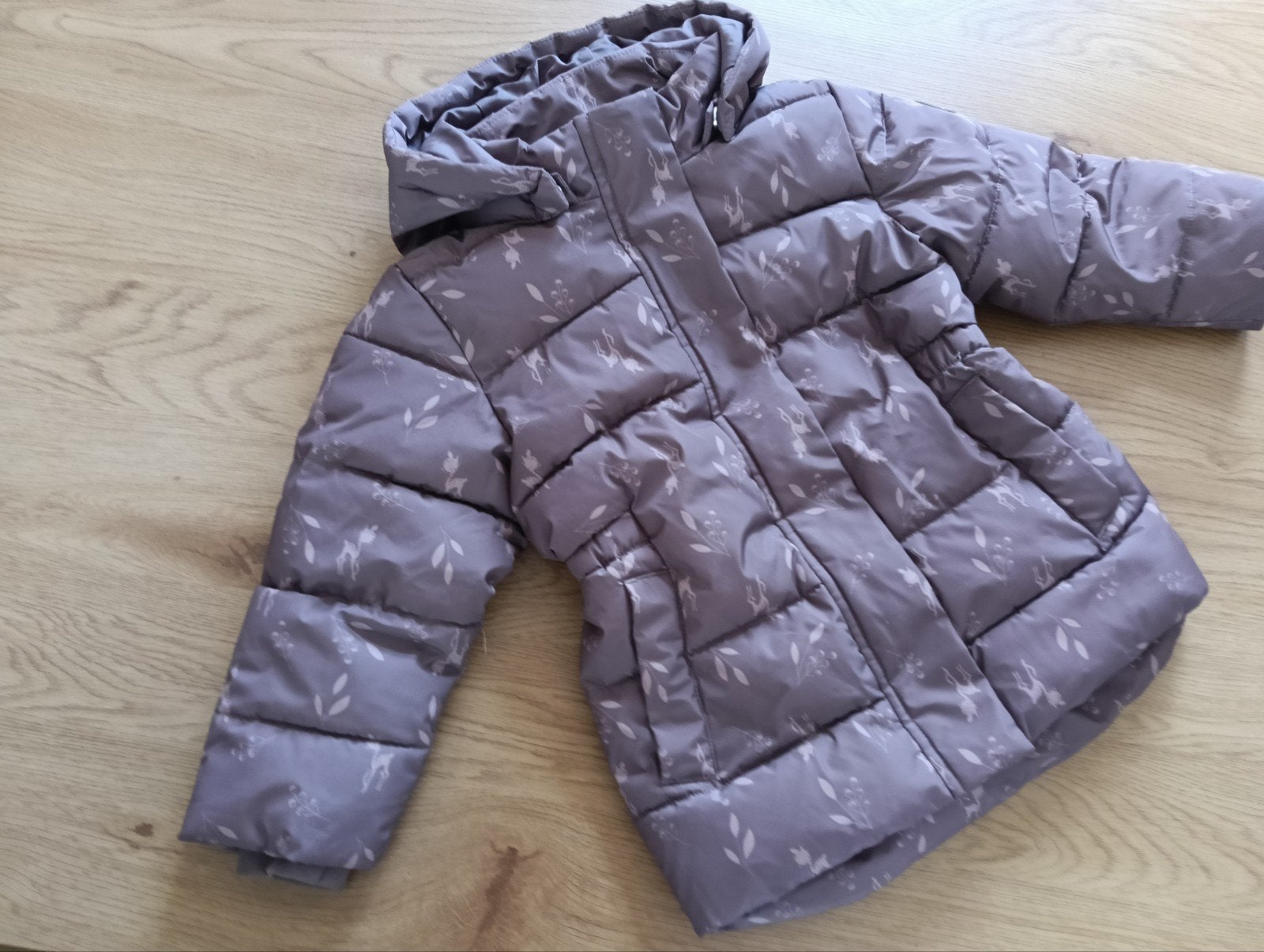 Name It gewatteerde jas met capuchon, maat 98, Kinderen en Baby's, Kinderkleding | Maat 98, Meisje, Ophalen of Verzenden, Zo goed als nieuw