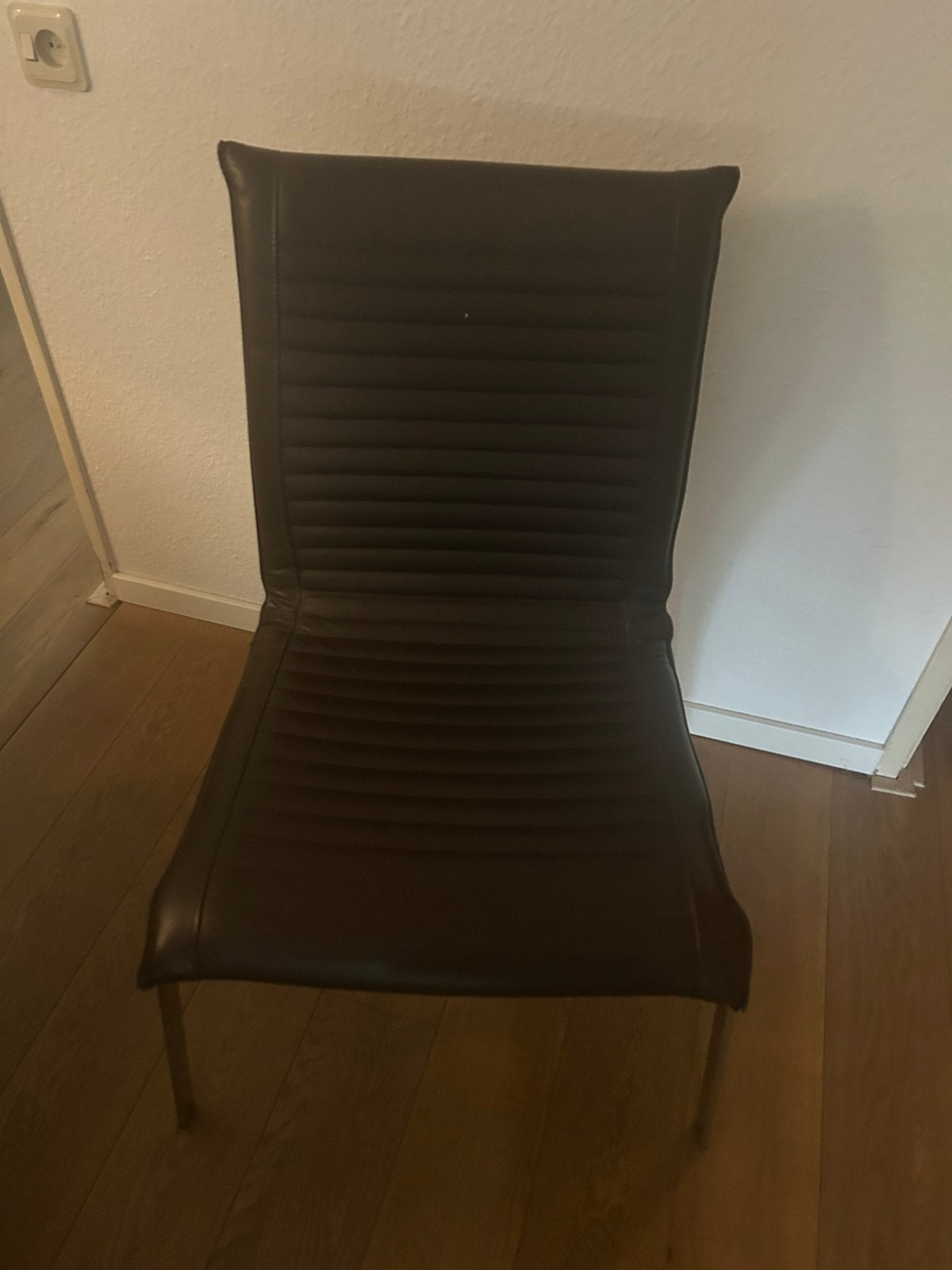 Design stoel, Ophalen, Zo goed als nieuw, Bruin, Stof