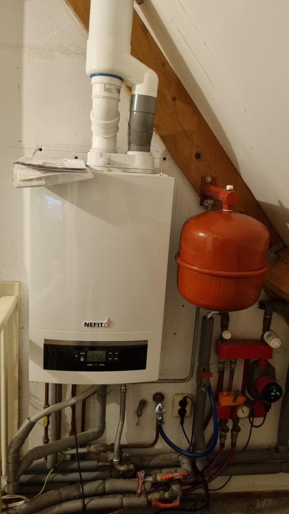 Nefit TrendLine HRC30 CW5 II ketel. 2018 incl. Nefit thermo, Ophalen, 30 tot 80 cm, Gebruikt, Hoog rendement (Hr)