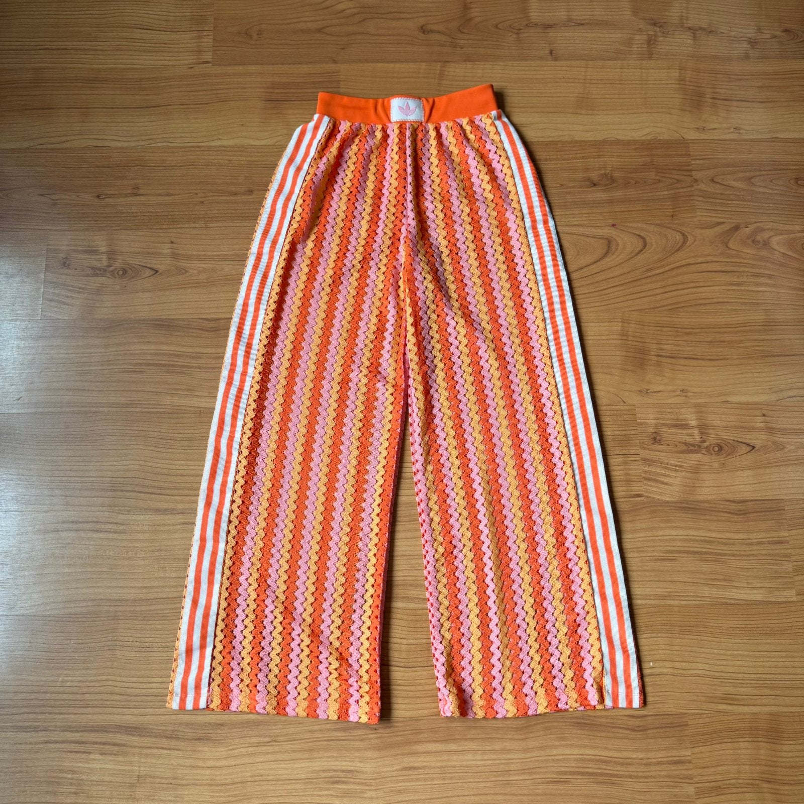 adidas Originals Firebird Summer Glow Trainingsbroek - S, Verzenden, Oranje, Zo goed als nieuw, Maat 36 (S)