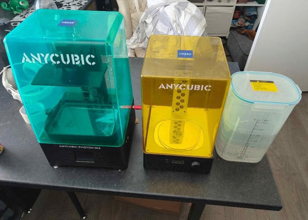 Anycubic Photon M3 Resin Printer met Wash/Cure Station+Resin, Ophalen of Verzenden, Anycubic, Resin/Hars, Zo goed als nieuw