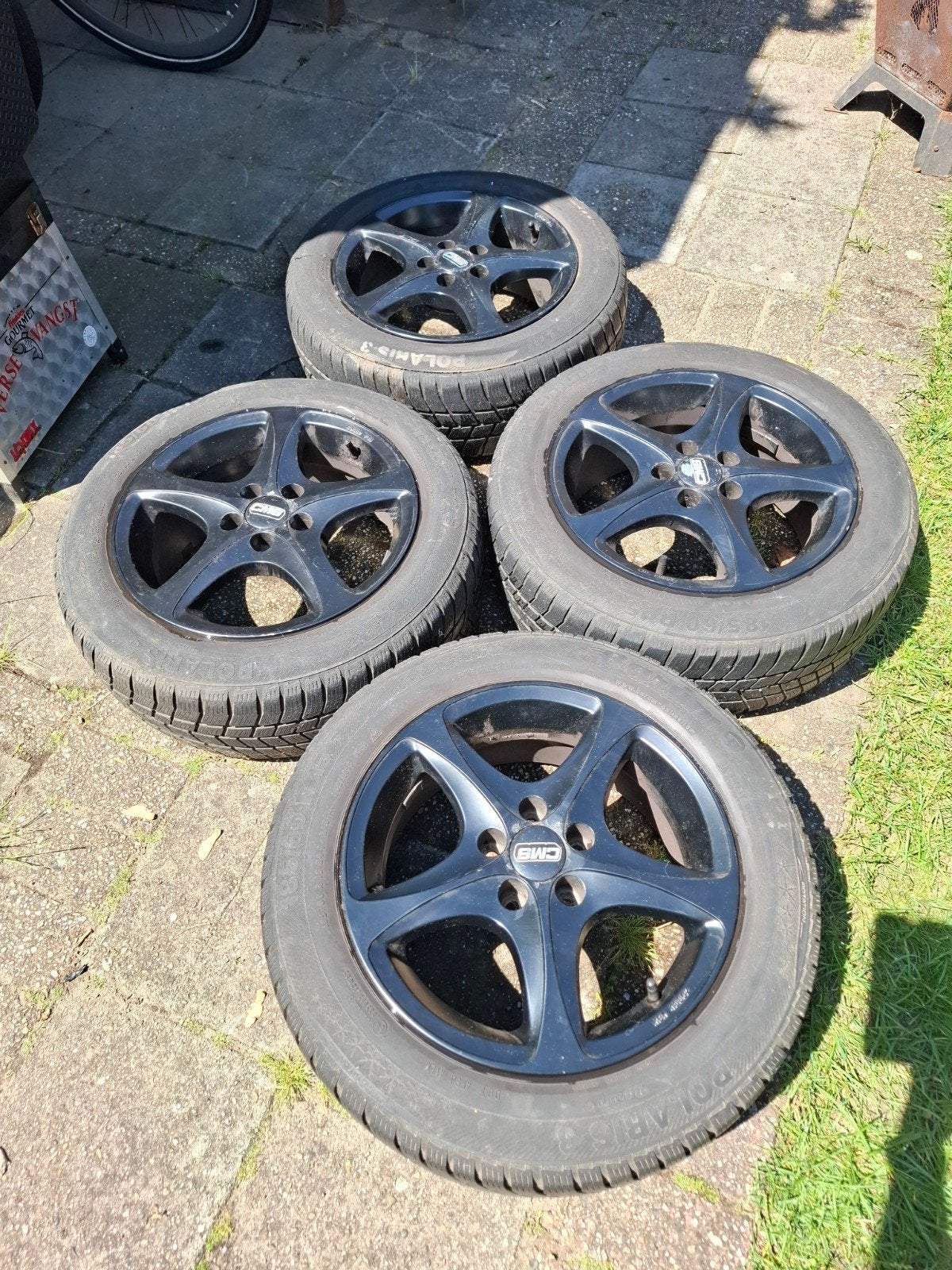 Gebruikte lichtmetalen velgen 15 inch met gebruikerssporen, Auto-onderdelen, Ophalen, Gebruikt, 15 inch, Velg(en)