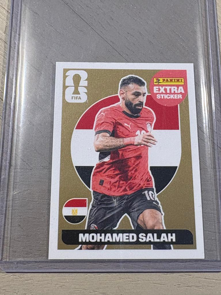 Salah Gouden Variant Extra Sticker WK 2026, Verzamelen, Stickers, Nieuw, Sport, Ophalen of Verzenden
