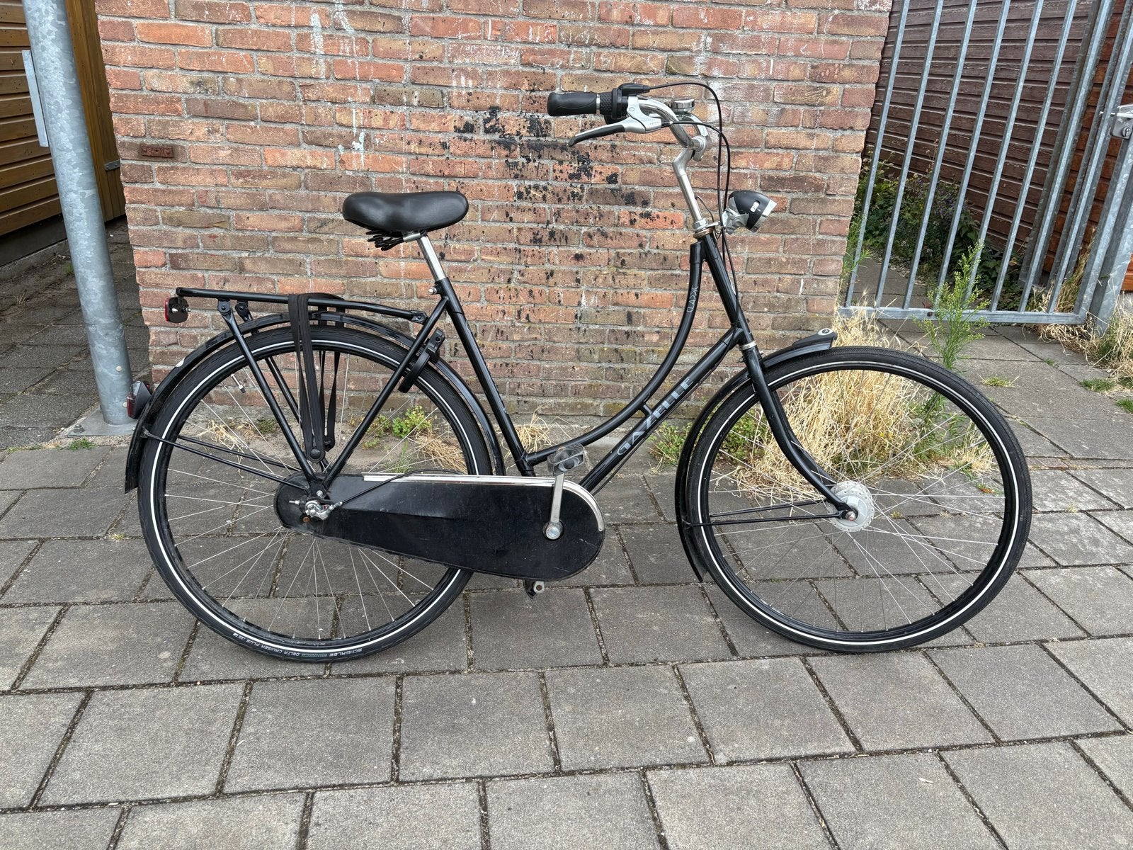 Kapotte Gazelle Damesfiets - Zwart, Ophalen, Terugtraprem, Versnellingen, Gazelle