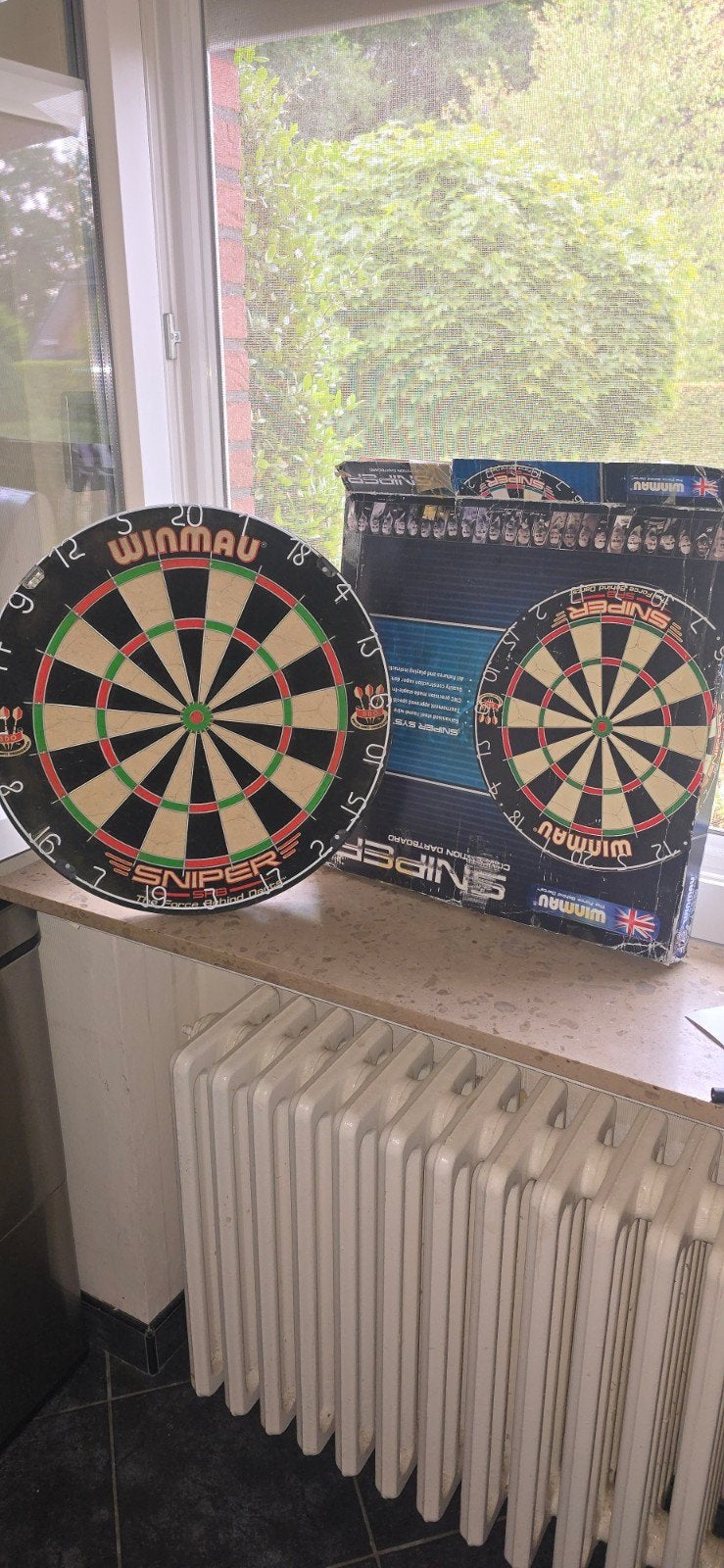 Winmau Sniper SRB professioneel dartbord incl doos, Sport en Fitness, Darts, Ophalen of Verzenden, Nieuw, Dartbord