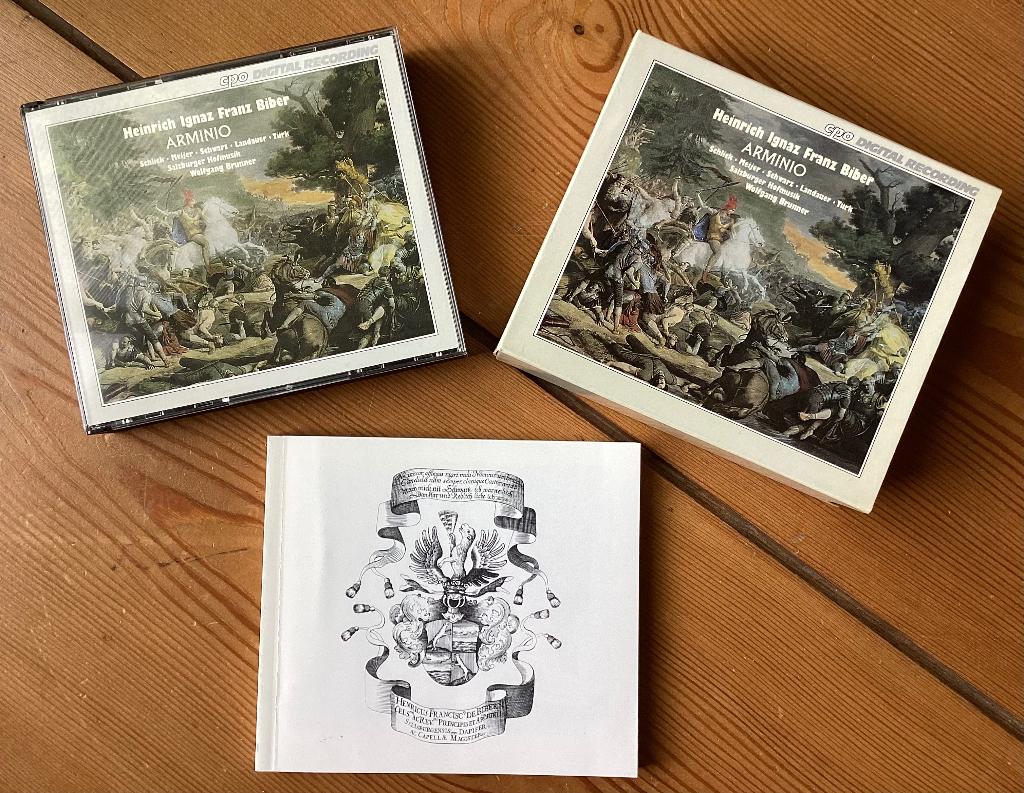 Biber | Arminio | Brunner (3 cd), Cd's en Dvd's, Gebruikt, Met libretto, Opera of Operette, Ophalen of Verzenden