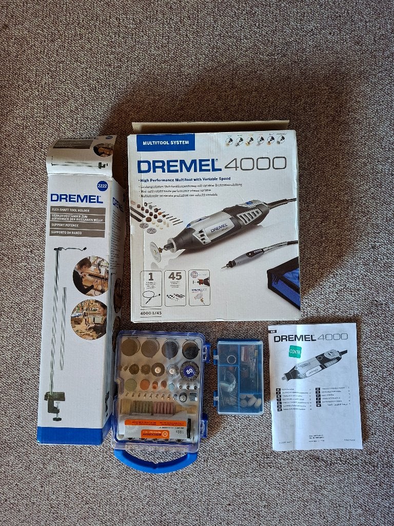 Dremel 4000 met toebehoren, Ophalen of Verzenden, Gebruikt