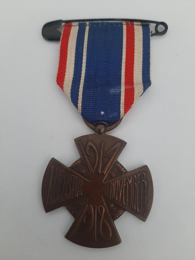 Mobilisatiekruis 1914-1918, Ophalen of Verzenden, Overige soorten, Nederland, Lintje, Medaille of Wings