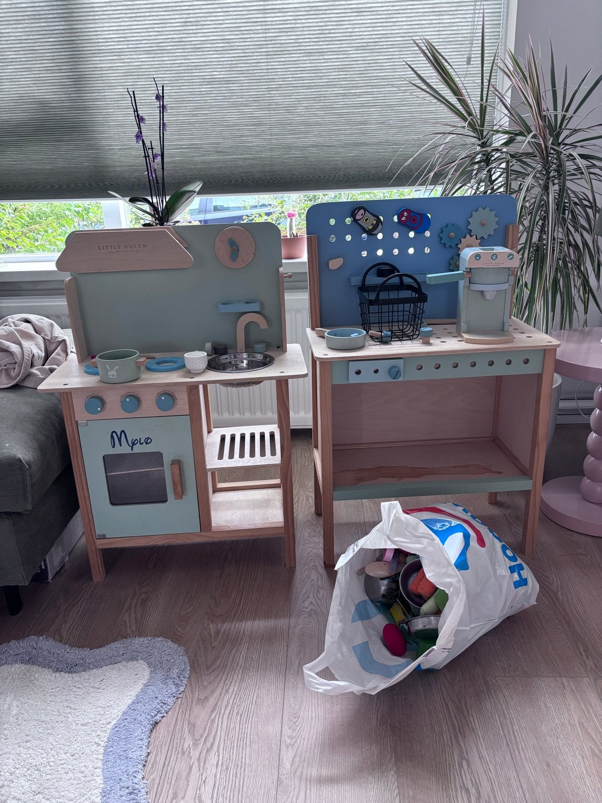 Little Dutch Keukentje, Werkbank & Koffiezetapparaat met acc, Kinderen en Baby's, Speelgoed | Houten speelgoed, Ophalen, Gebruikt