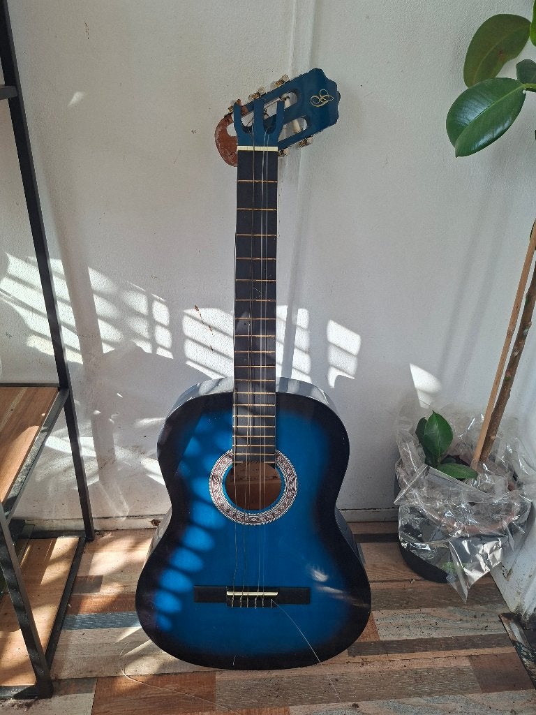 Gomez Klassieke Gitaar - Blauw, Muziek en Instrumenten, Ophalen of Verzenden, Gebruikt, Klassieke of Spaanse gitaar
