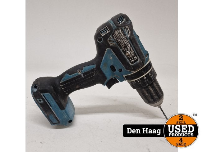 Makita DHP485 18V Klopboor-/schroefmachine Body | Inc garant, Makita, Zo goed als nieuw, Support@makita.com, Makita Corporation, 3-11-8, Sumiyoshi-cho, 
Anjo, Aichi 446-8502
Japan