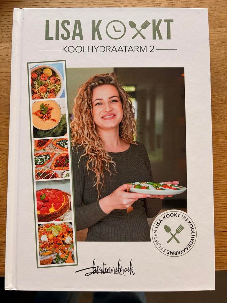 Lisa Kookt Koolhydraatarm 2, Boeken, Kookboeken, Gelezen, Hoofdgerechten, Ophalen of Verzenden, Gezond koken