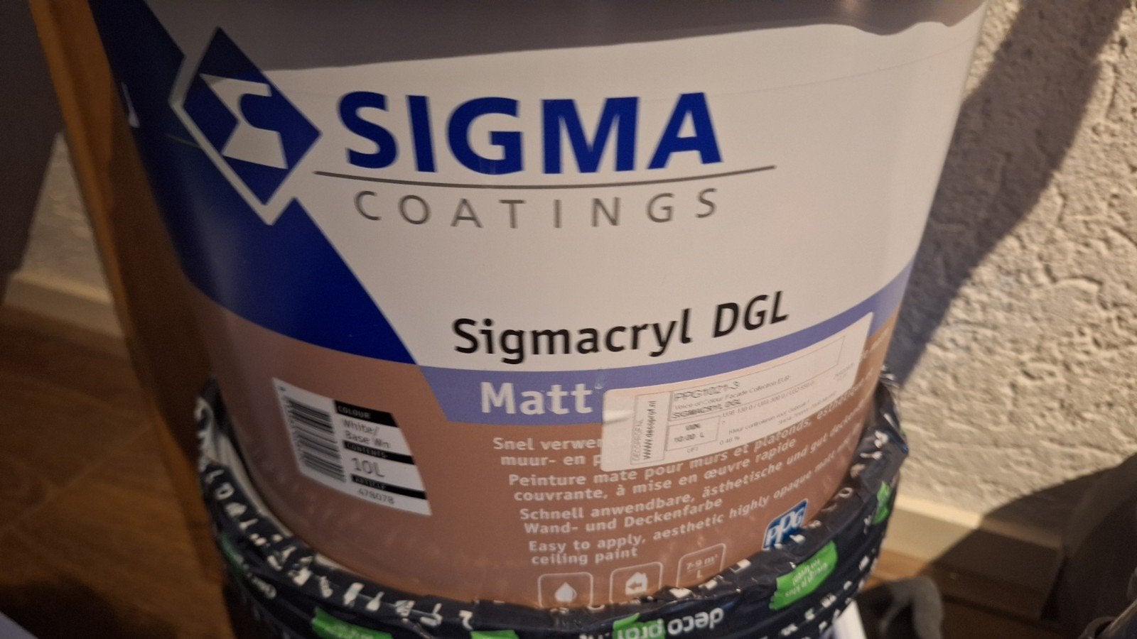 Sigma muurverf discover., 10 tot 15 liter, Ophalen of Verzenden, Nieuw, Overige kleuren