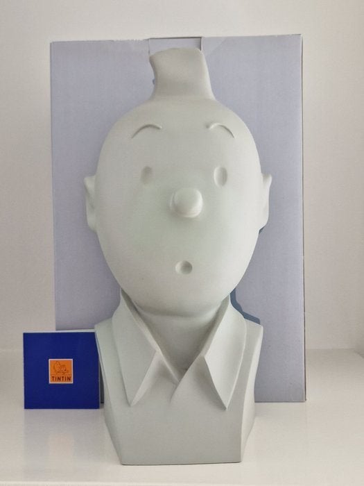 Kuifje beeld Grijs  Torso 35 cm Moulinsart no 46967, Herge Moulinsart, Nieuw, Niet ingevuld, Niet ingevuld