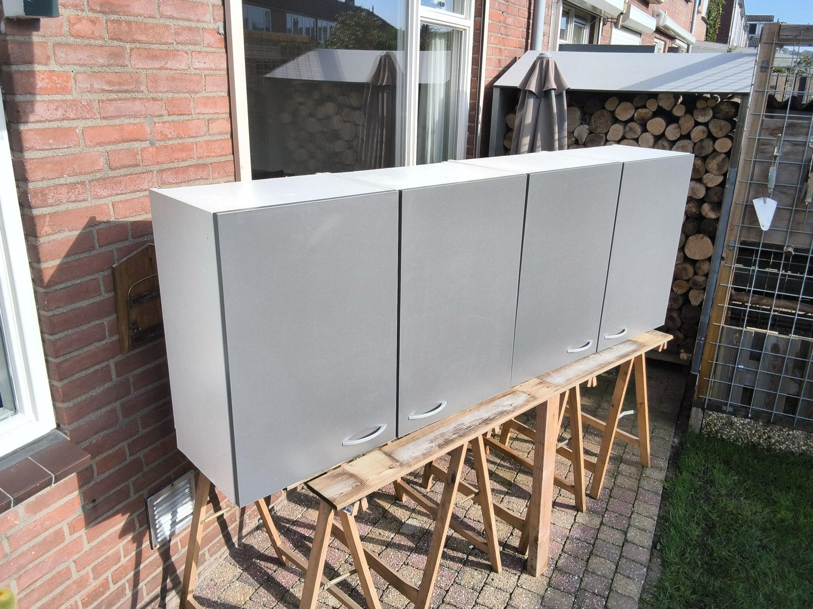 4 Keller keukenkasten - 50x36x73 cm - Incl. ophangstrips, Huis en Inrichting, Ophalen, Minder dan 50 cm, Gebruikt, Minder dan 100 cm