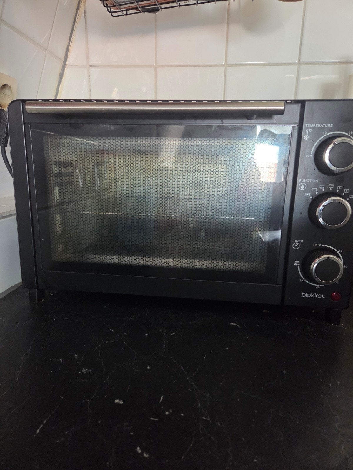 BLOKKER OVEN - zwart - grill/hetelucht -Leiden, Ophalen, Minder dan 45 cm