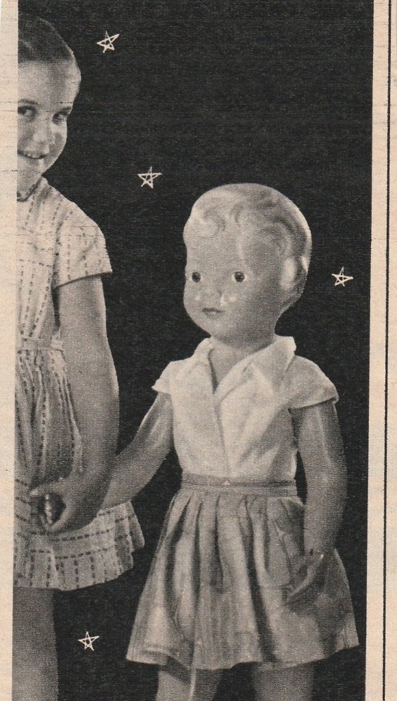 Retro reclame 1962 Wildebras speelgoed poppen looppop, Verzamelen, Retro, Overige typen, Verzenden