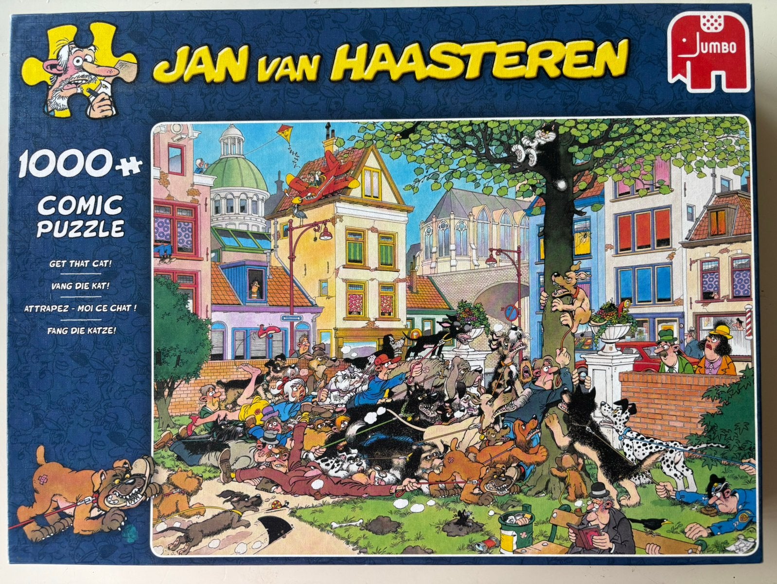 Jan van Haasteren puzzel “Vang die kat” 1000 stukjes, Ophalen, 500 t/m 1500 stukjes, Zo goed als nieuw