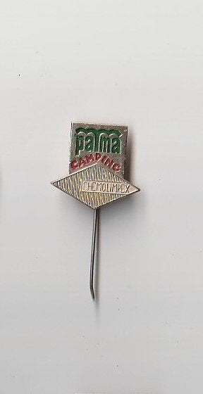 aparte speldPalma Camping, Chemolimpex Hongarije lees verder, Verzamelen, Ophalen of Verzenden, Overige onderwerpen, Speldje of Pin