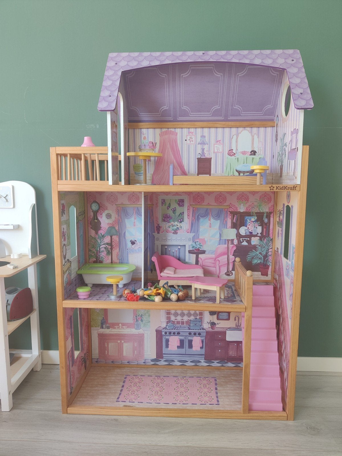 Groot KidKraft Poppenhuis - 113 cm hoog, Kinderen en Baby's, Speelgoed | Poppenhuizen, Ophalen, Gebruikt, Poppenhuis