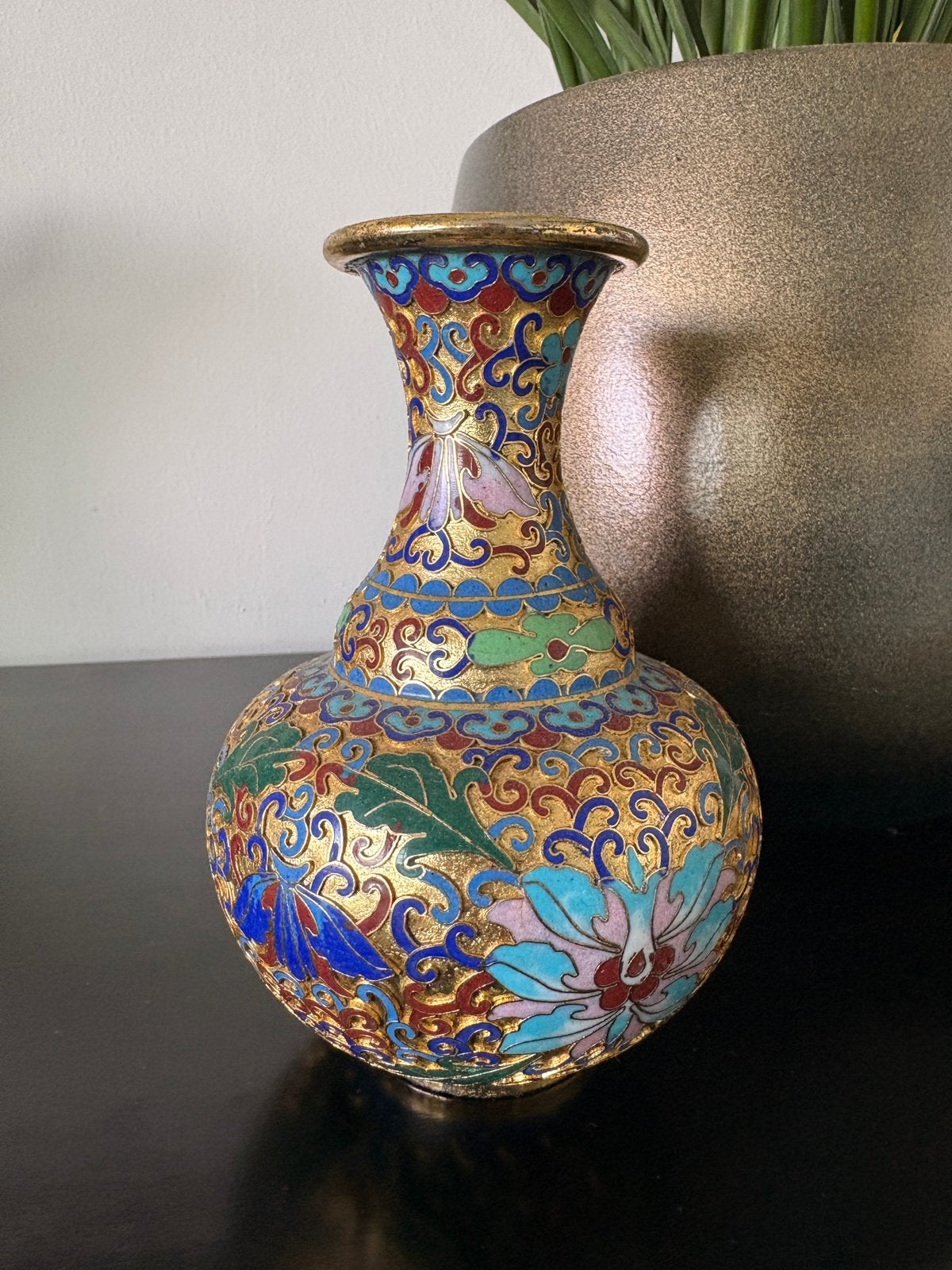 Chinese Cloisonné Vaas, Ophalen of Verzenden