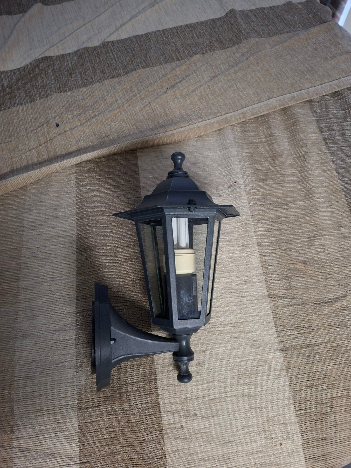 Wand Lantaarn met lamp.09, Wandlamp, Aluminium, Ophalen of Verzenden, Netvoeding