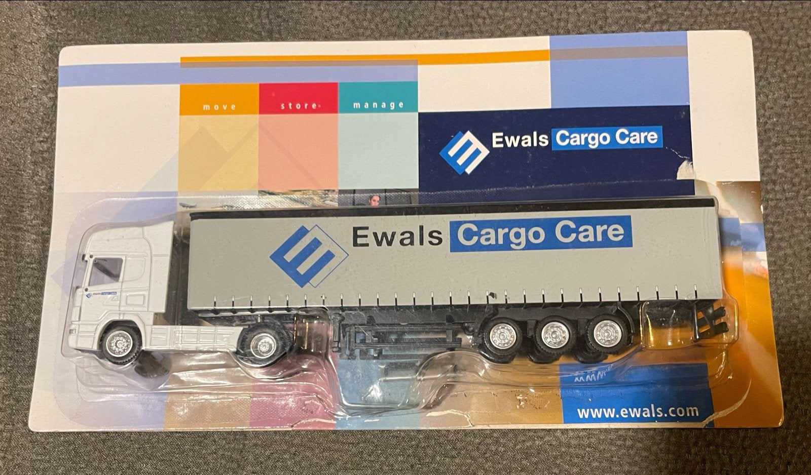 Miniatuur Vrachtwagen Scania van Ewals Cargo Care, Overige merken, 1:50 of kleiner, Nieuw, Ophalen of Verzenden