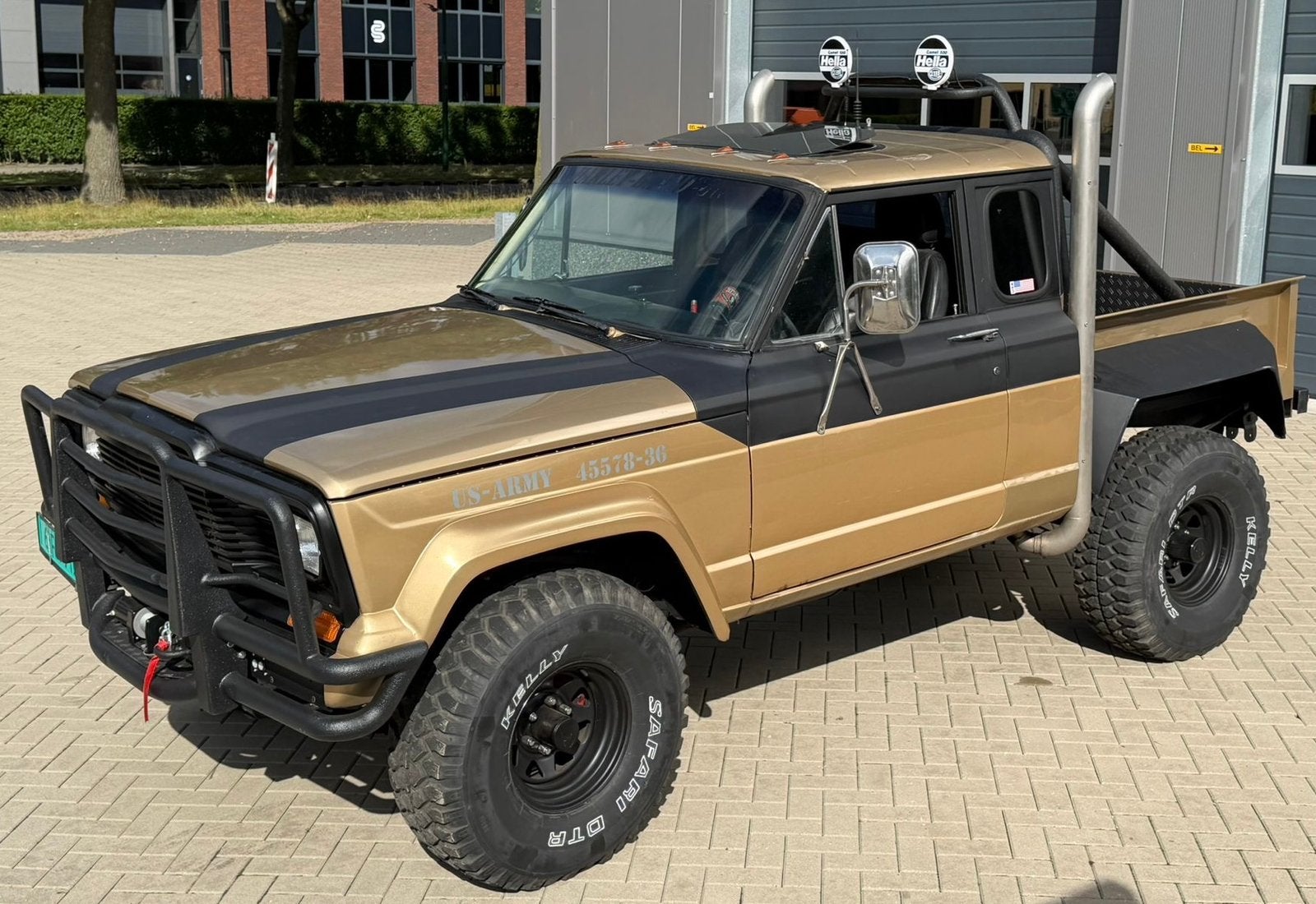 ‼️JEEP CHEROKEE CHIEF 5.9 V8 PICK UP LTD 4X4 BELASTINGVRIJ‼️, Automaat, Bruin, 2500 kg, Leder