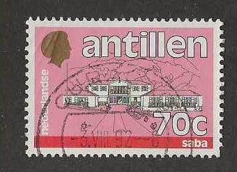 Nedl. Antillen; 887 Standaardzegel, Verzenden, Gestempeld