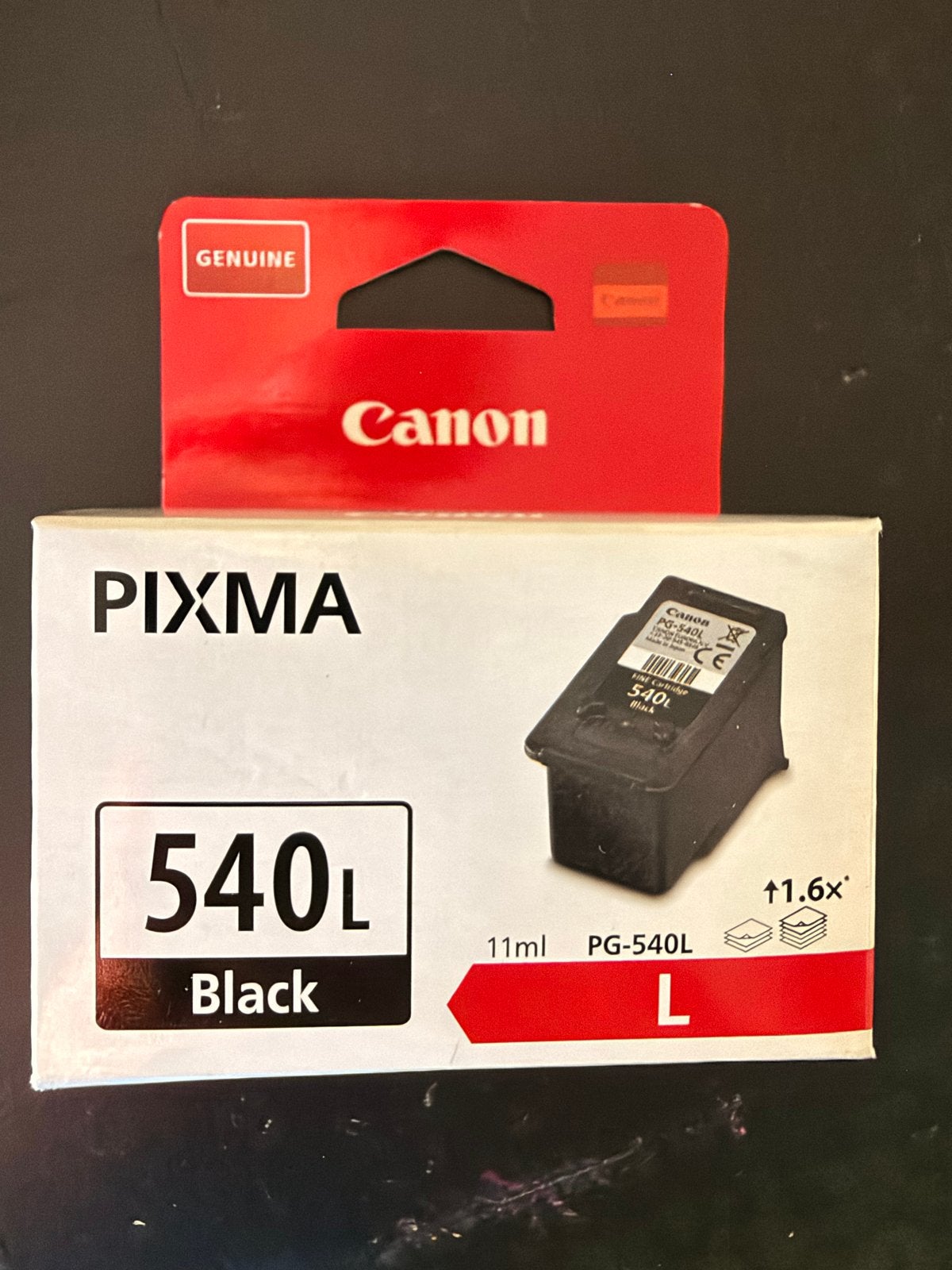 Canon Pixma 540L Zwarte Inktcartridge - Nieuw, Ophalen of Verzenden, Nieuw, Cartridge