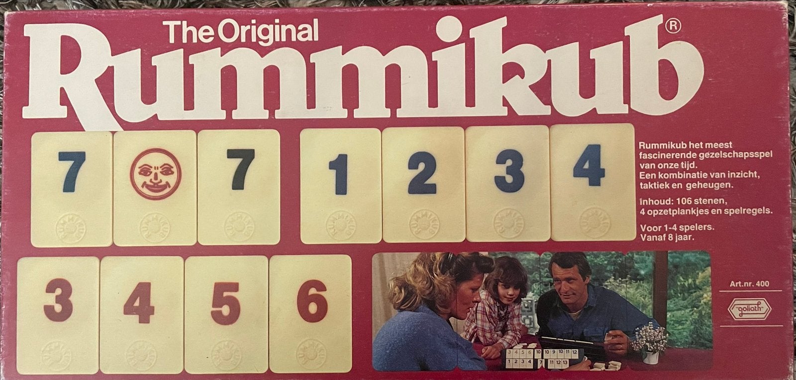 Rummikub - Het Originele Cijferspel, Hobby en Vrije tijd, Gezelschapsspellen | Bordspellen, Drie of vier spelers, Ophalen of Verzenden